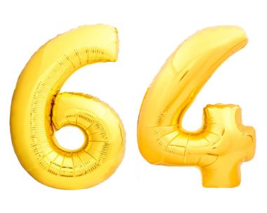 Altın sayısı 64 şişme balon