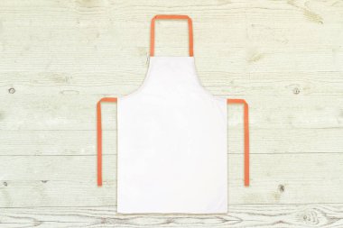 Blank white apron clipart