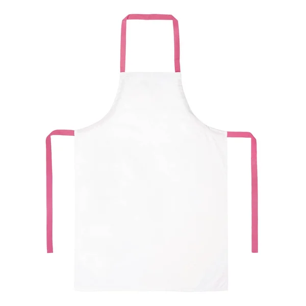 White apron isolated on white — Stock Photo, Image