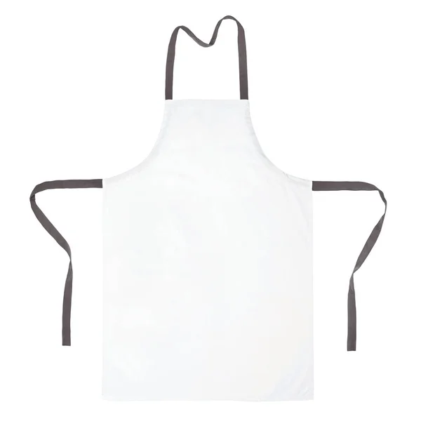 Blank apron on white — Stock Photo, Image