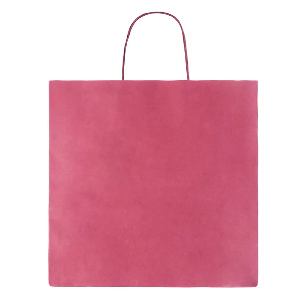 Bolsa de papel rosa — Foto de Stock