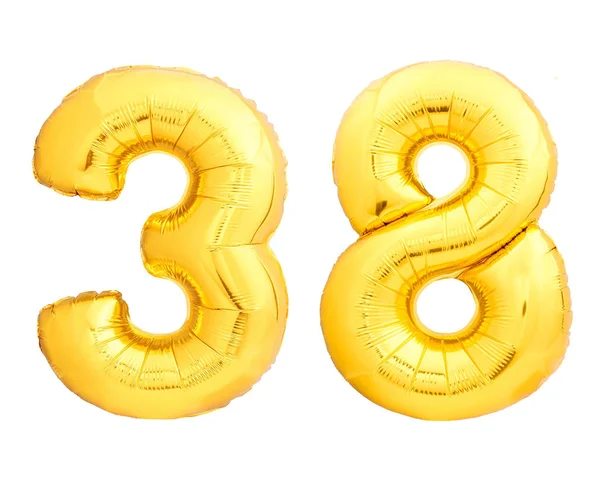 Nombre d'or 38 de ballons gonflables — Photo