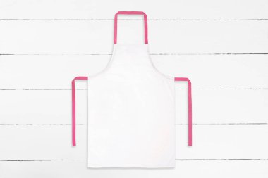 Apron on old background clipart