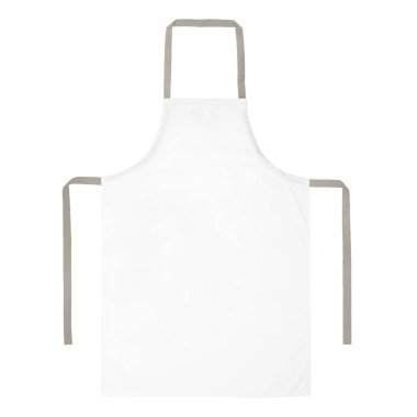 White apron isolated on white clipart