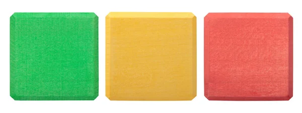 Цветные деревянные блоки — стоковое фото