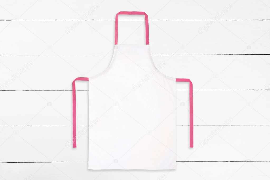 Apron on old background