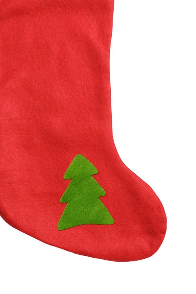 Red Christmas sock — Stock Photo, Image