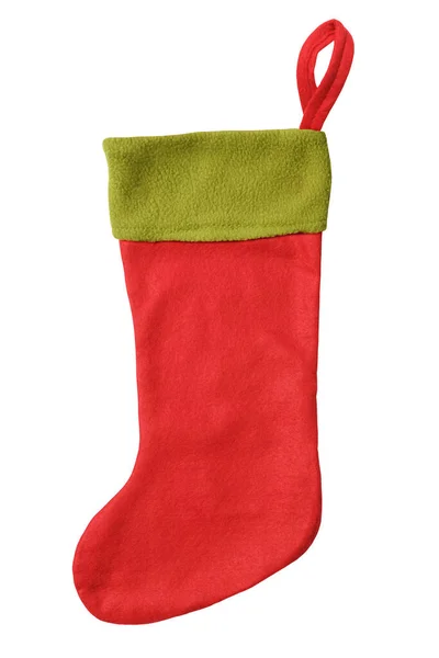 Red Christmas sock — Stock Photo, Image