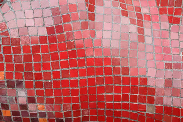 Kırmızı mozaik desen — Stok fotoğraf
