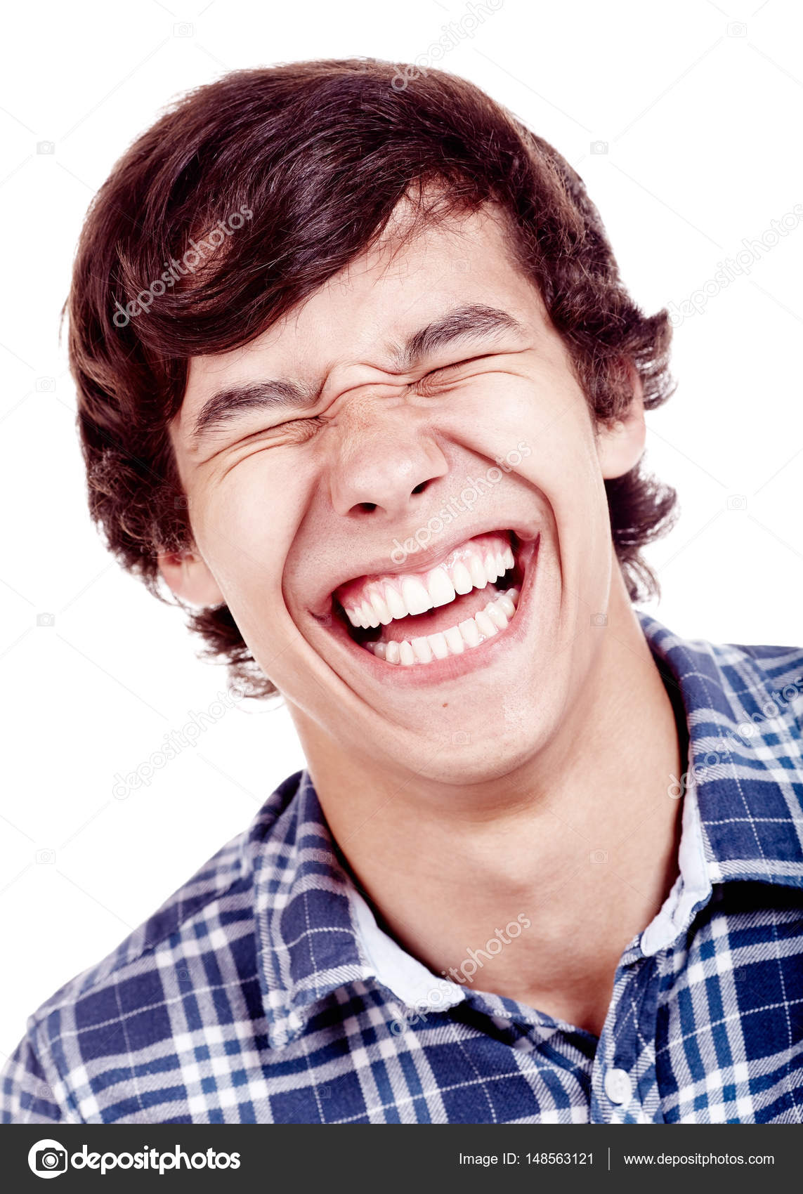 웃는 얼굴 근접 촬영 — 스톡 사진 © furtaev #148563121, image size:1143x1700
