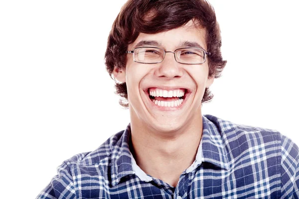 Ridere giovane uomo — Foto Stock