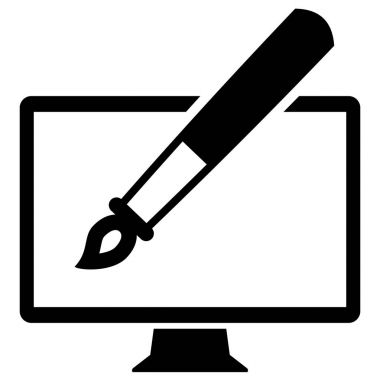 grafik tasarım vektörü simgesi