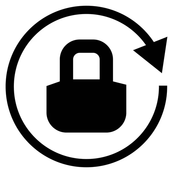 Lock Screen Vector Icon — Stock Vector