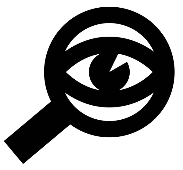 Шпигунство Очей Векторна Піктограма — стоковий вектор