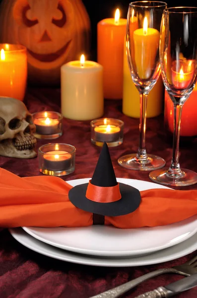 Decor napkin on Halloween — Stock Photo, Image