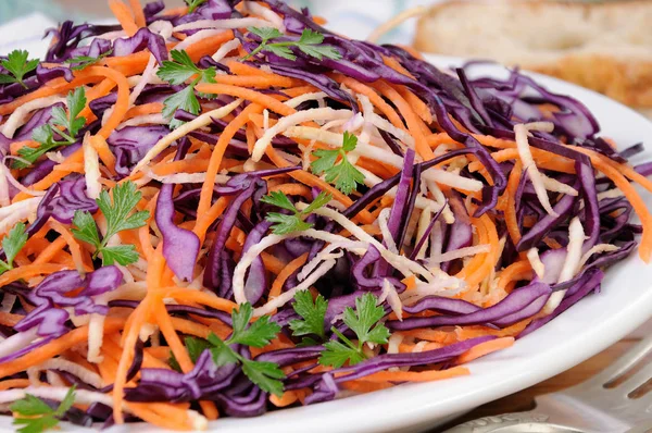 Salad of red cabbage — Stock Photo, Image