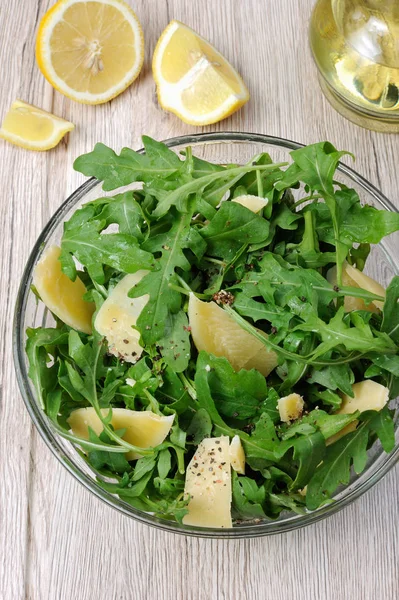 Salade van rucola (raket) — Stockfoto