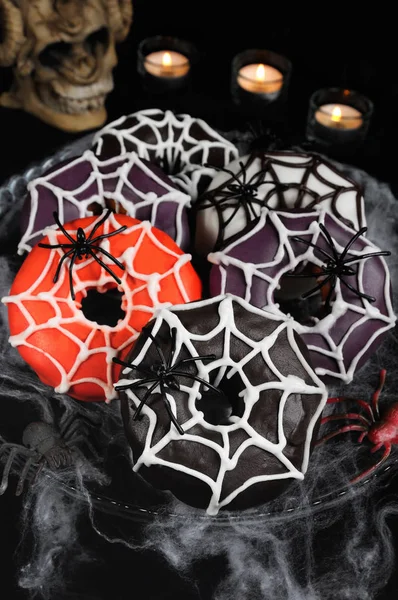 Pączki na Halloween — Zdjęcie stockowe