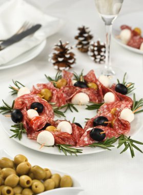 Noel çelengi - Antipasto. 