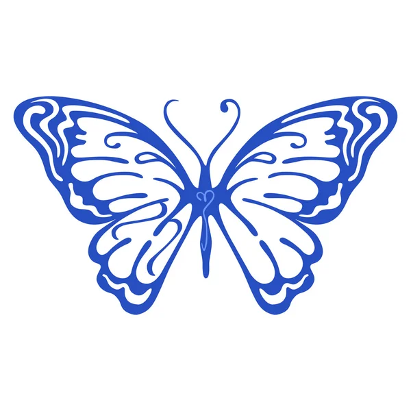 Logo kolorowe motyl — Wektor stockowy