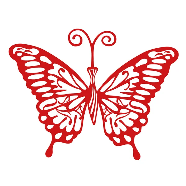 Logo barevný motýl — Stockový vektor