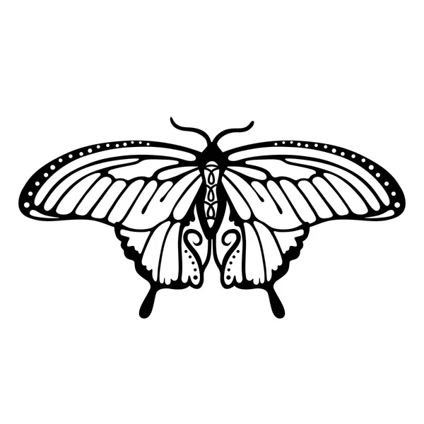 Logo kolorowe motyl — Wektor stockowy