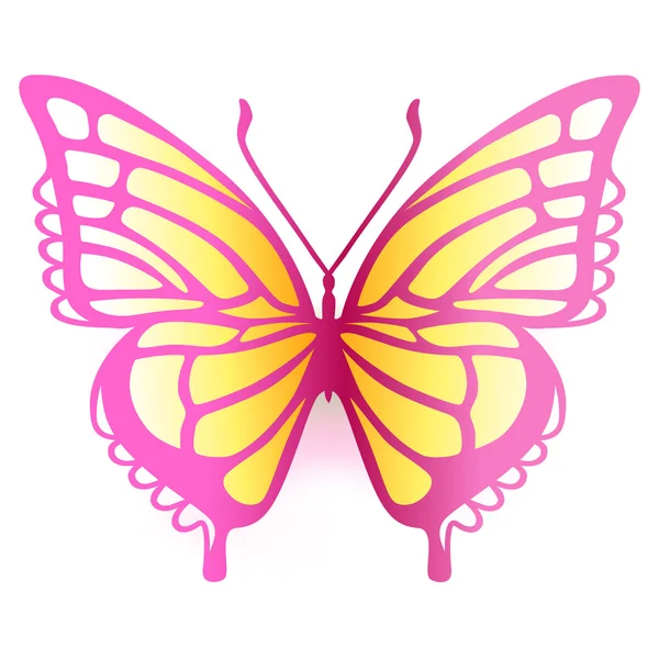 Logo papillon coloré — Image vectorielle