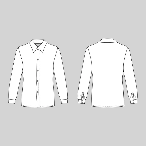 Camisa de hombre — Archivo Imágenes Vectoriales