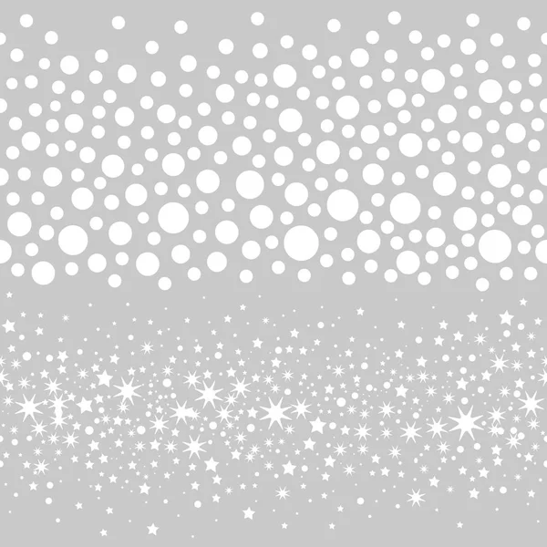 Boules de neige sans couture — Image vectorielle