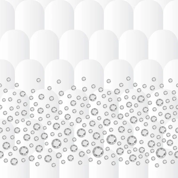 Ensemble de fond blanc gris sans couture — Image vectorielle