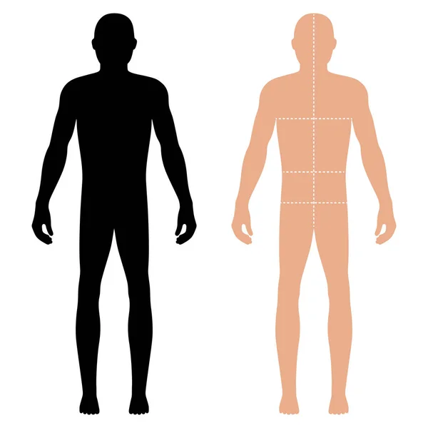 Figura hombre de moda — Archivo Imágenes Vectoriales