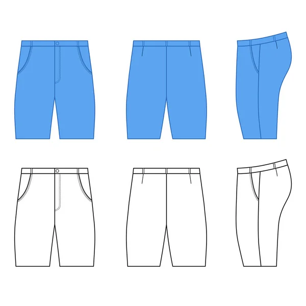 Яркие мужские штаны — стоковый вектор