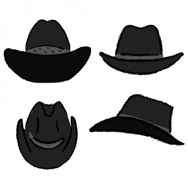 Cowboy hat template 