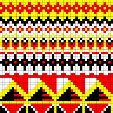 Geometrik dikişsiz örgü şeması şablonu arka planı 