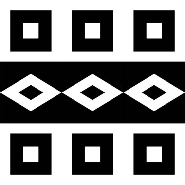 Geometrik dikişsiz örgü şeması şablonu arka planı 