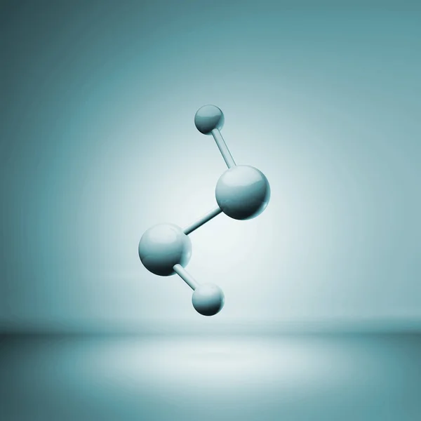 Molecule Hydrogen Studio Background — Stock Photo, Image