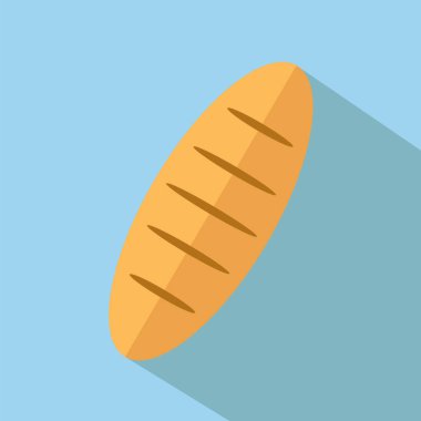 Somun illüstrasyon mavi zemin üzerine. Vektör çizim