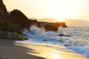 temiz köpük dalgalar