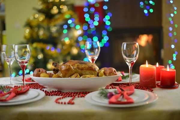 Bella cena di Natale — Foto Stock