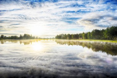 Güzel yaz manzarası
