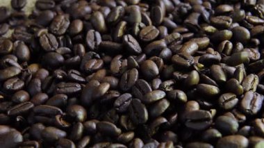 taze kahve çekirdekleri yakın çekim