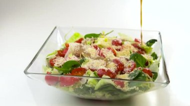 taze ceasar salata hazırlık