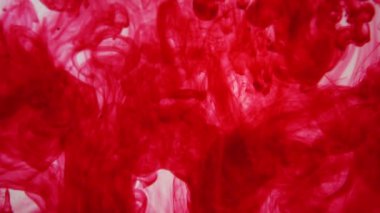 mürekkep su yavaş hareket döktü