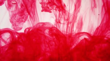 mürekkep su yavaş hareket döktü