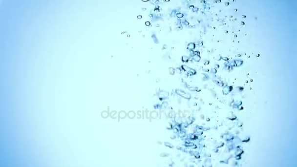 bulles d'eau au ralenti 