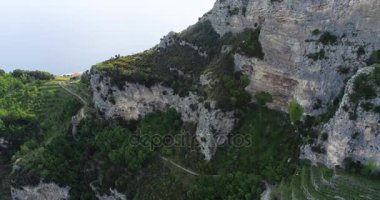 amalfi coast İtalya yukarıda dağlarda uçuş