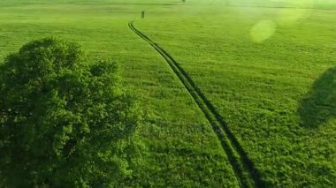 yol alanları havadan görünümü