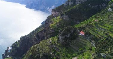amalfi coast İtalya yukarıda dağlarda uçuş