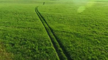 yol alanları havadan görünümü