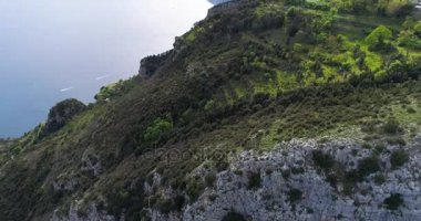 amalfi coast İtalya yukarıda dağlarda uçuş